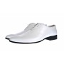 Pantofi albi barbati, eleganti, din piele naturala - ENZO ALB